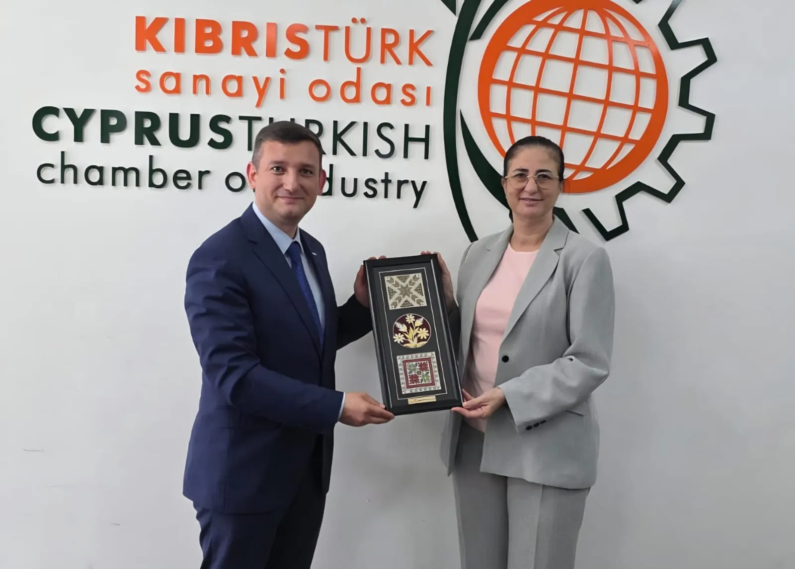 DEİK Türkiye-KKTC İş Konseyi heyeti, Sanayi Odası’nı ziyaret etti