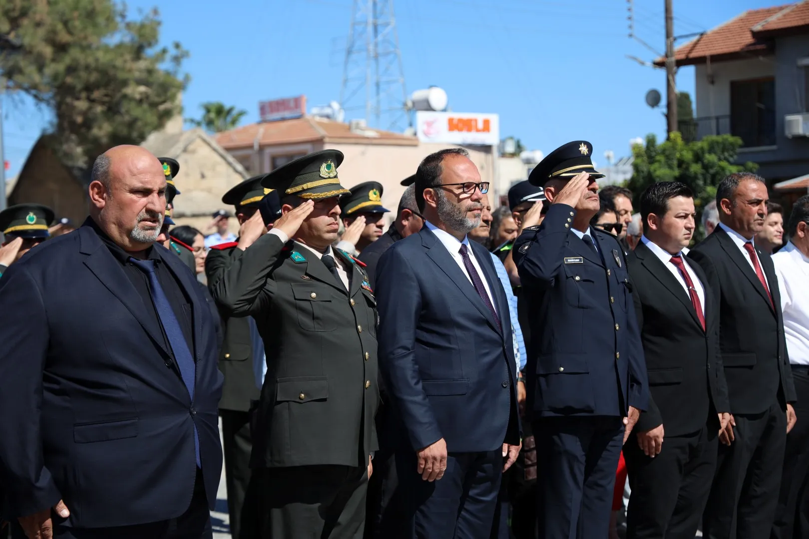 İskele'de Atatürk'ü Anma, Gençlik ve Spor Bayramı nedeniyle tören...