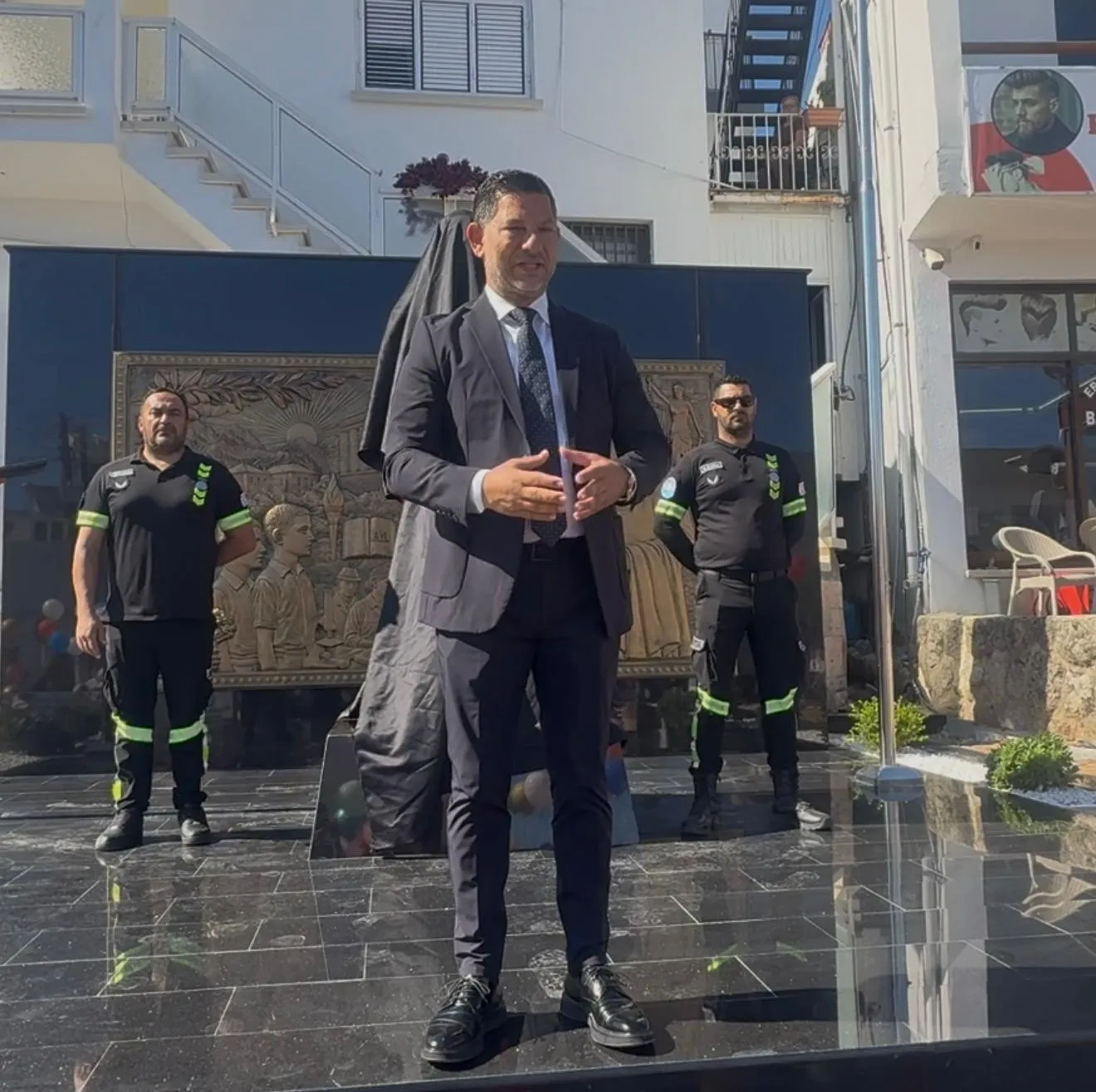 Çatalköy’de 1 Haziran Dünya Çocuk Günü kapsamında Atatürk Büstü ve Yıldız Sanat Parkı açıldı