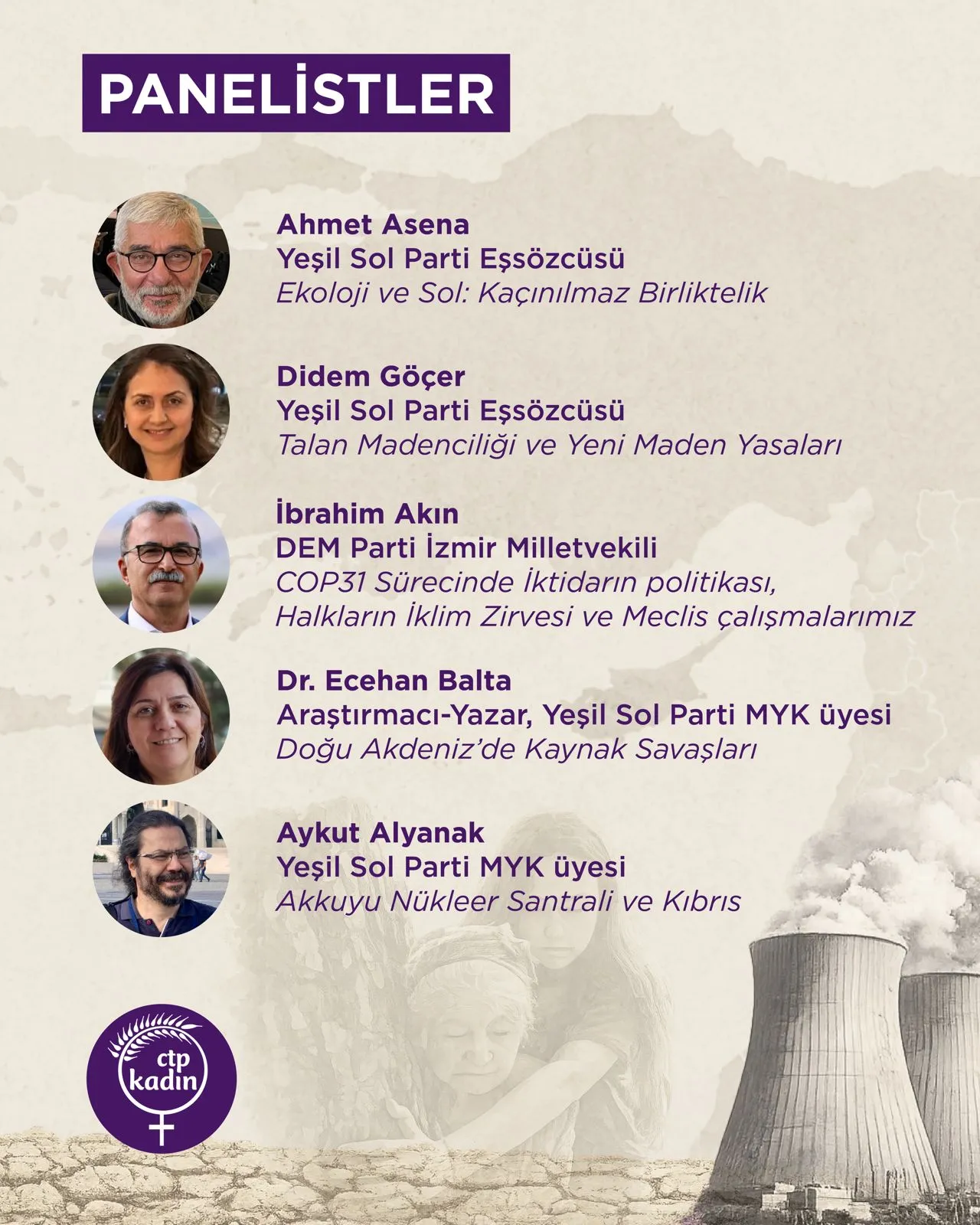 CTP Kadın Örgütü’nden “Enerji Jeopolitiği ve Ekolojik Talan” konferansı…