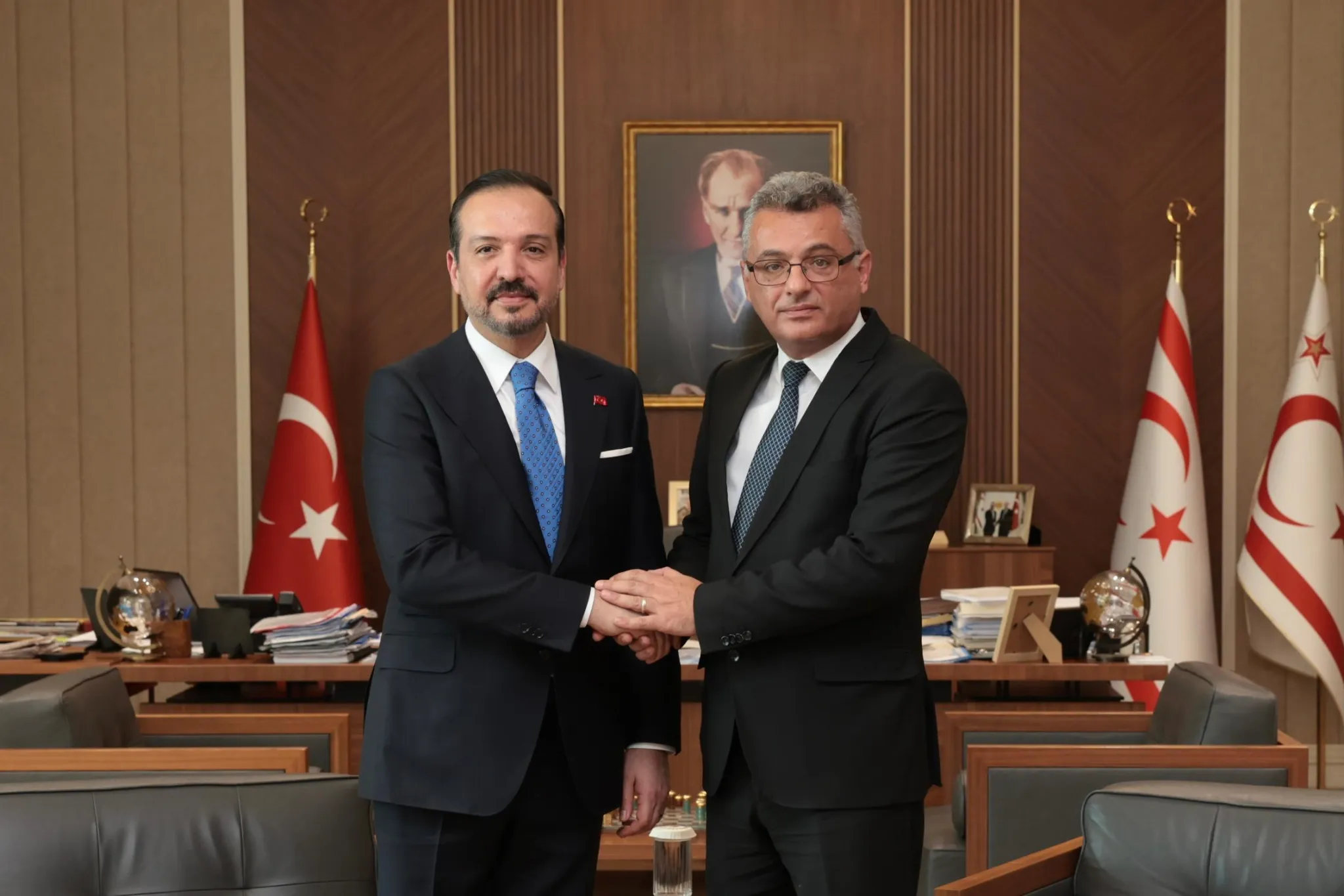 Cumhurbaşkanı Erhürman, AK Parti Genel Başkan Yardımcısı Zorlu’yu kabul etti
