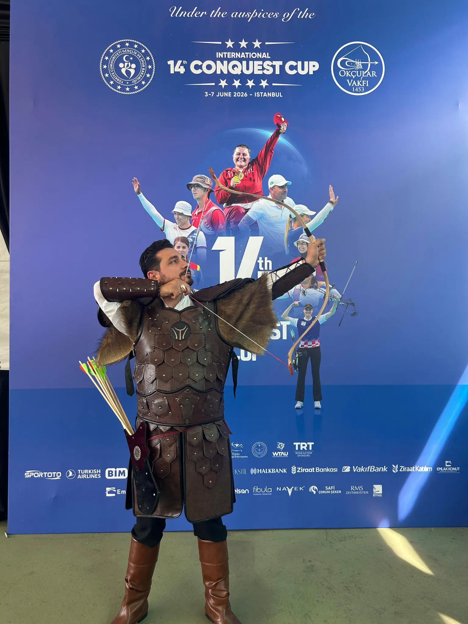 Geleneksel okçular İstanbul’da KKTC’yi temsil etti