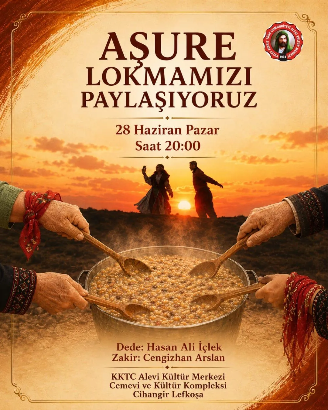 KKTC Alevi Kültür Merkezi “Aşure Lokması” etkinliği düzenliyor