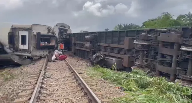 Nijerya'da meydana gelen tren kazasında 4 kişi öldü, 24 kişi yaralandı