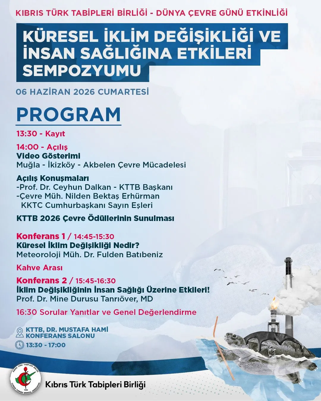 Tabipler Birliği, “Küresel İklim Değişikliği ve İnsan Sağlığına Etkileri” sempozyumu düzenliyor