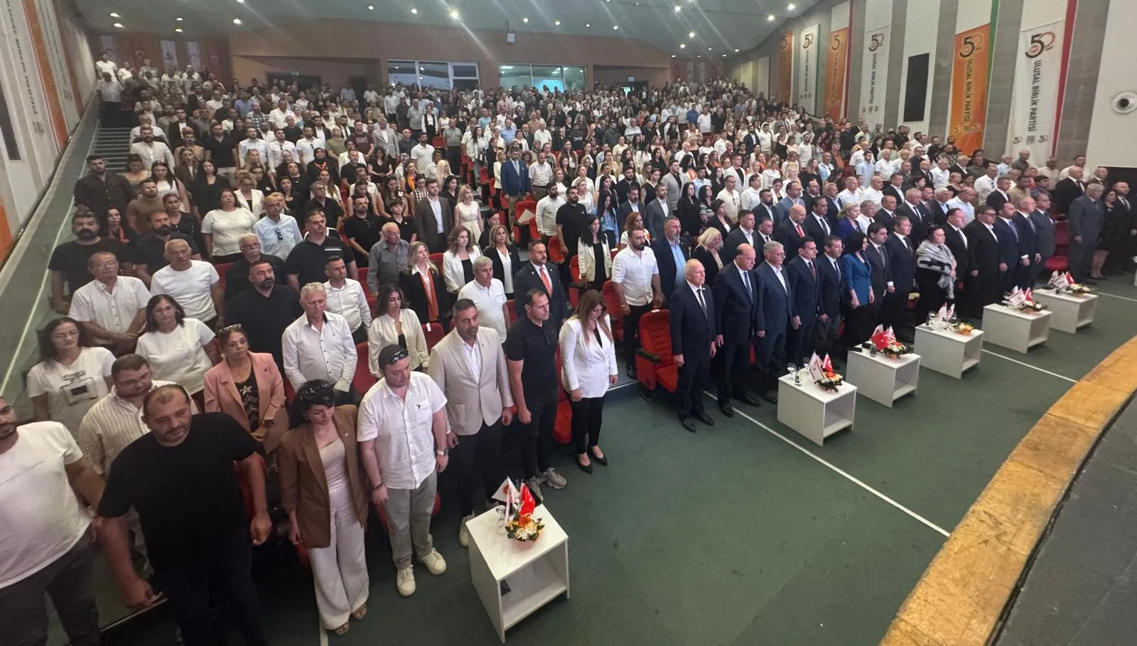 UBP Tüzük Kurultayı yapıldı... Tüzükteki değişiklikler, oybirliğiyle kabul edildi